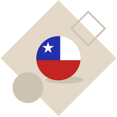 Icono con la bandera de Chile.