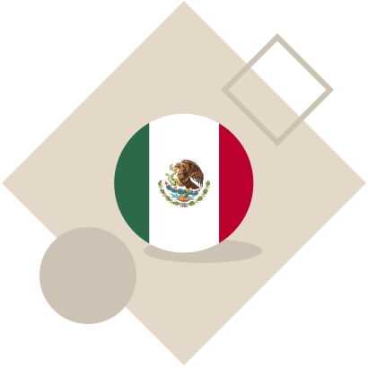 Icono con la bandera de México.